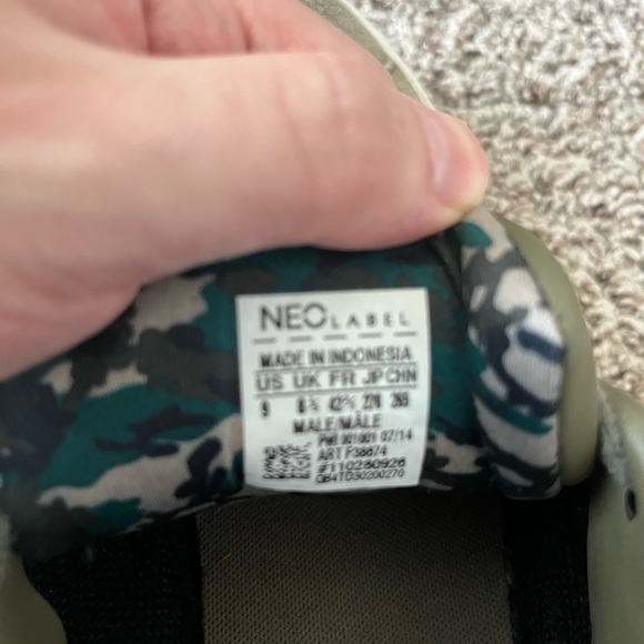 Adidas green suede sneakers, VGUC. - Picture 15 of 16